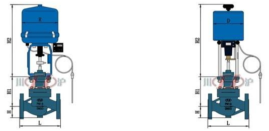 電動溫度調(diào)節(jié)閥結(jié)構(gòu)圖